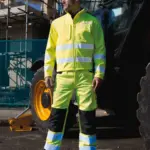 Hi-vis Softshelljack — productfoto 2