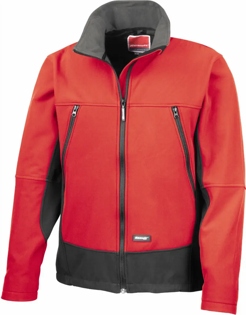 Activity Softshell Jacket, red / black — productfoto 2
