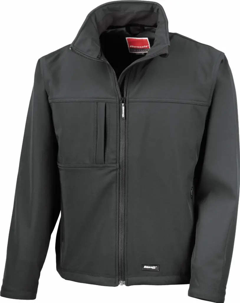 Classic Softshell Jacket, black — productfoto 3