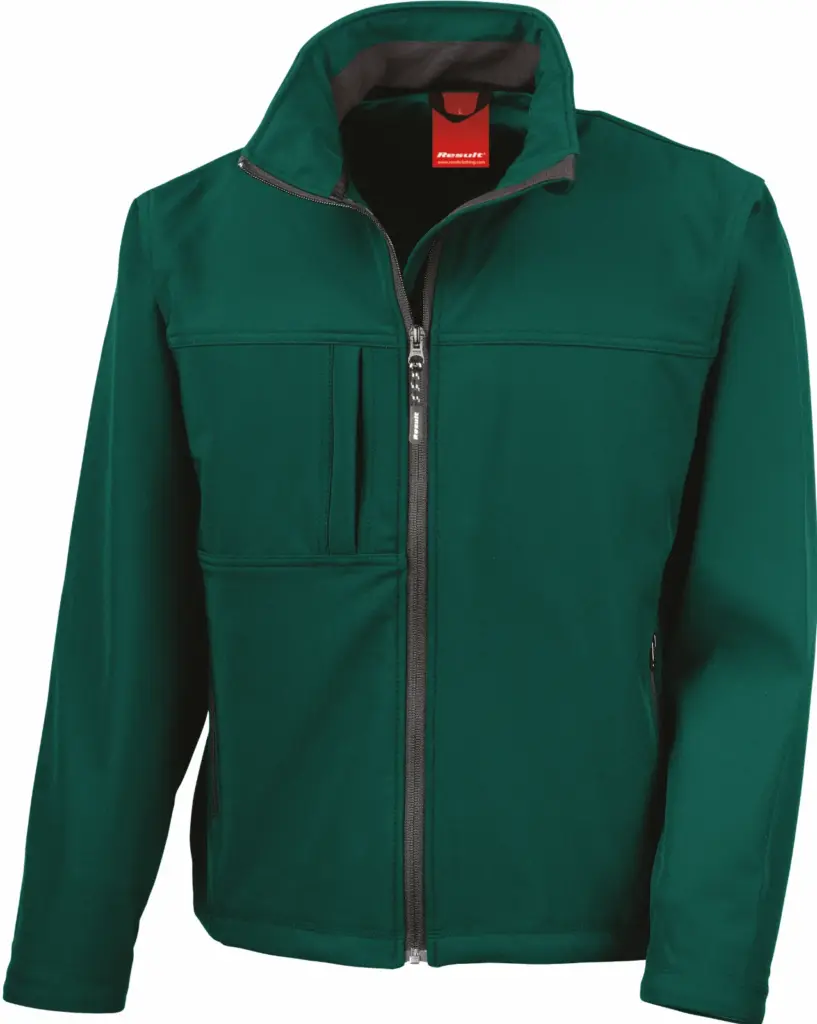 Classic Softshell Jacket, bottle green — productfoto 4