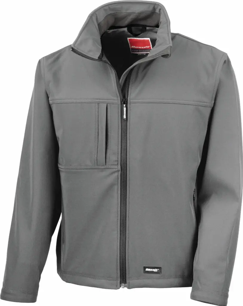 Classic Softshell Jacket, grey — productfoto 5