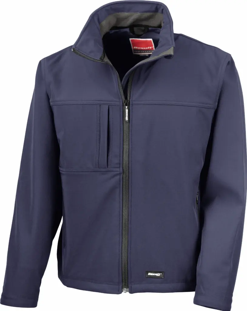Classic Softshell Jacket, navy — productfoto 6