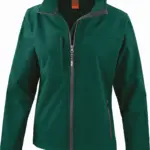 Ladies Classic Softshell Jacket, bottle green — productfoto 3