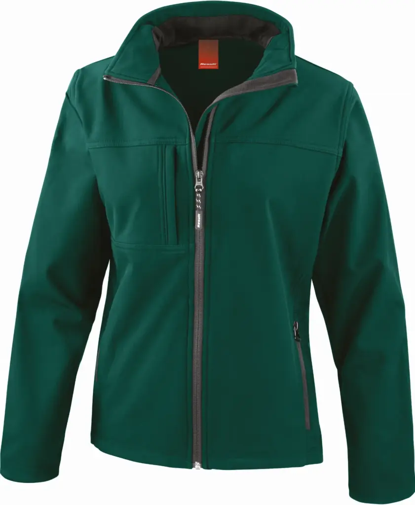 PS_R121F_BOTTLEGREEN - Hidalgo-werbeartikel Ladies Classic Softshell Jacket, bottle green — productfoto 3