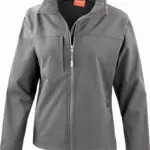 Ladies Classic Softshell Jacket, grey — productfoto 4