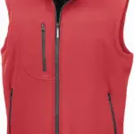 Softshell Bodywarmer, red / black — productfoto 4