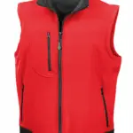 Softshell Bodywarmer, red / black — productfoto 6