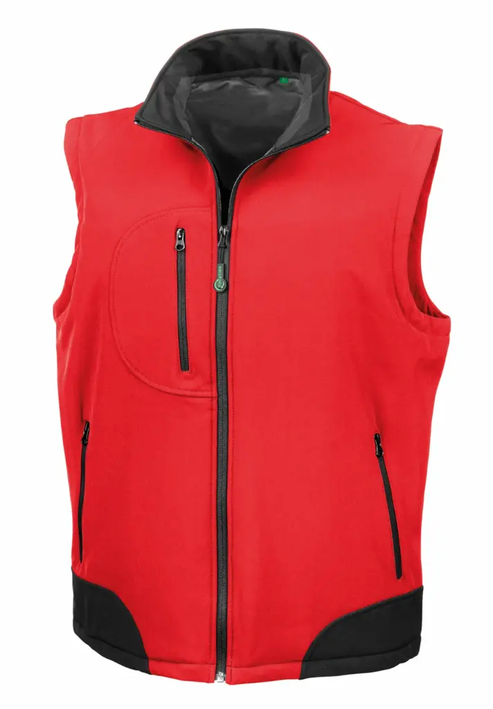 Softshell Bodywarmer, red / black — productfoto 6