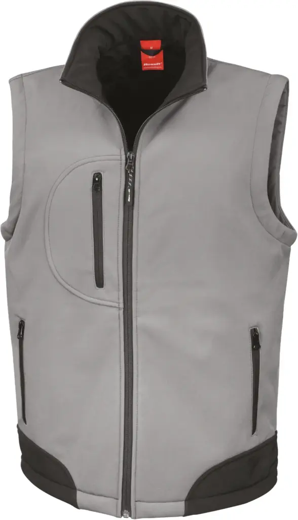 Softshell Bodywarmer, workguard grey — productfoto 5