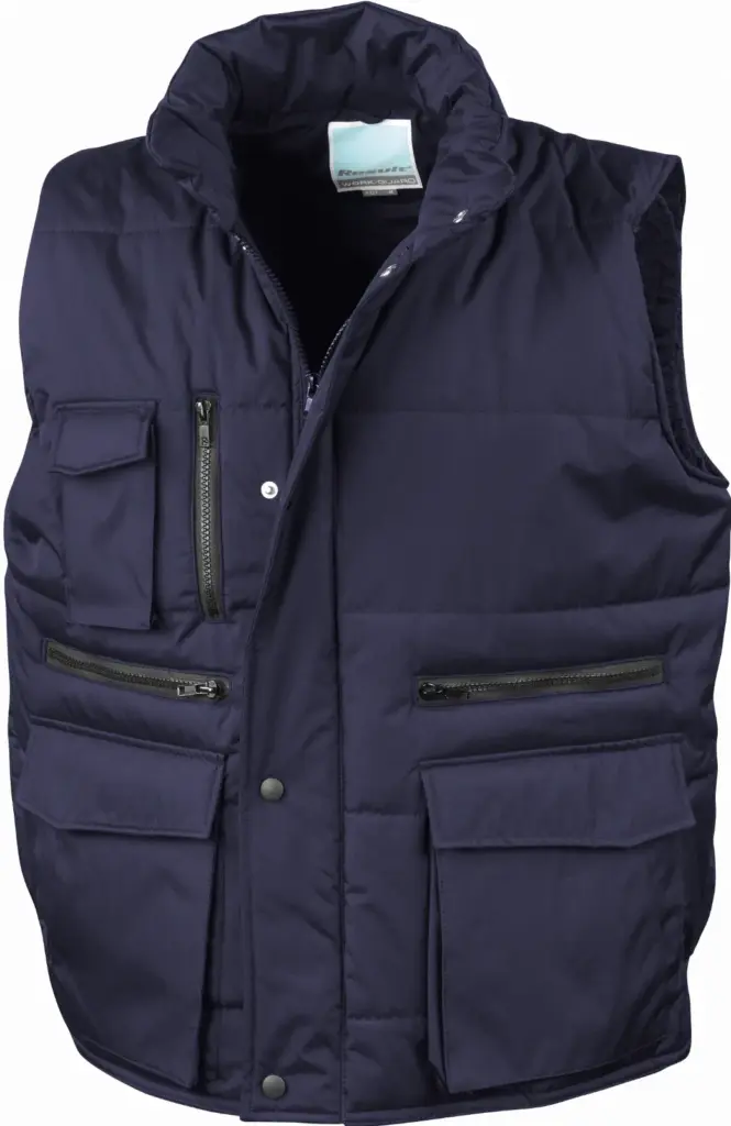 PS_R127_NAVY - Hidalgo Lance Ripstop Bodywarmer, navy — productfoto 3