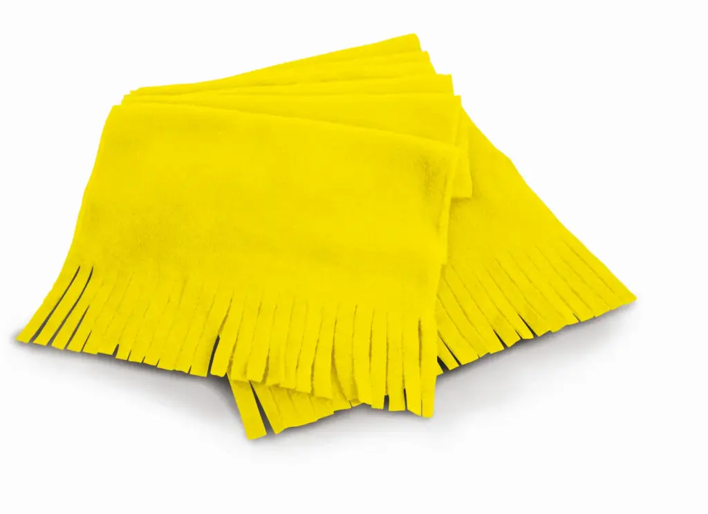 Polartherm™ tassel sjaal, yellow — productfoto 6