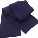 Klassieke dikke gerbreide sjaal, navy — productfoto 5
