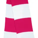 Sjaal "team", fuchsia / white — productfoto 5