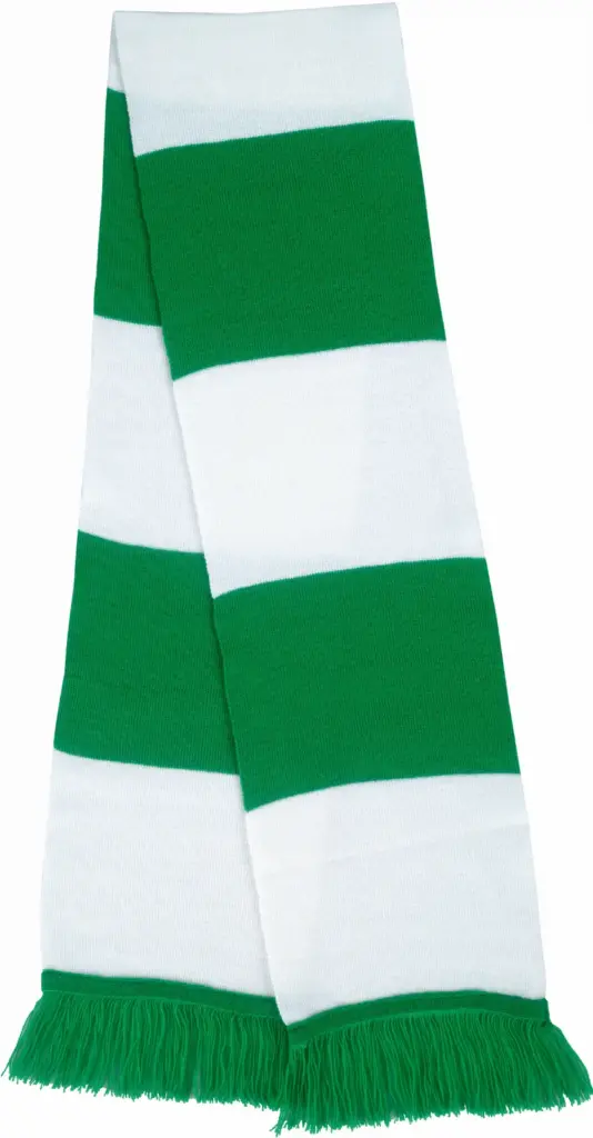 Sjaal "team", kelly green / white — productfoto 6