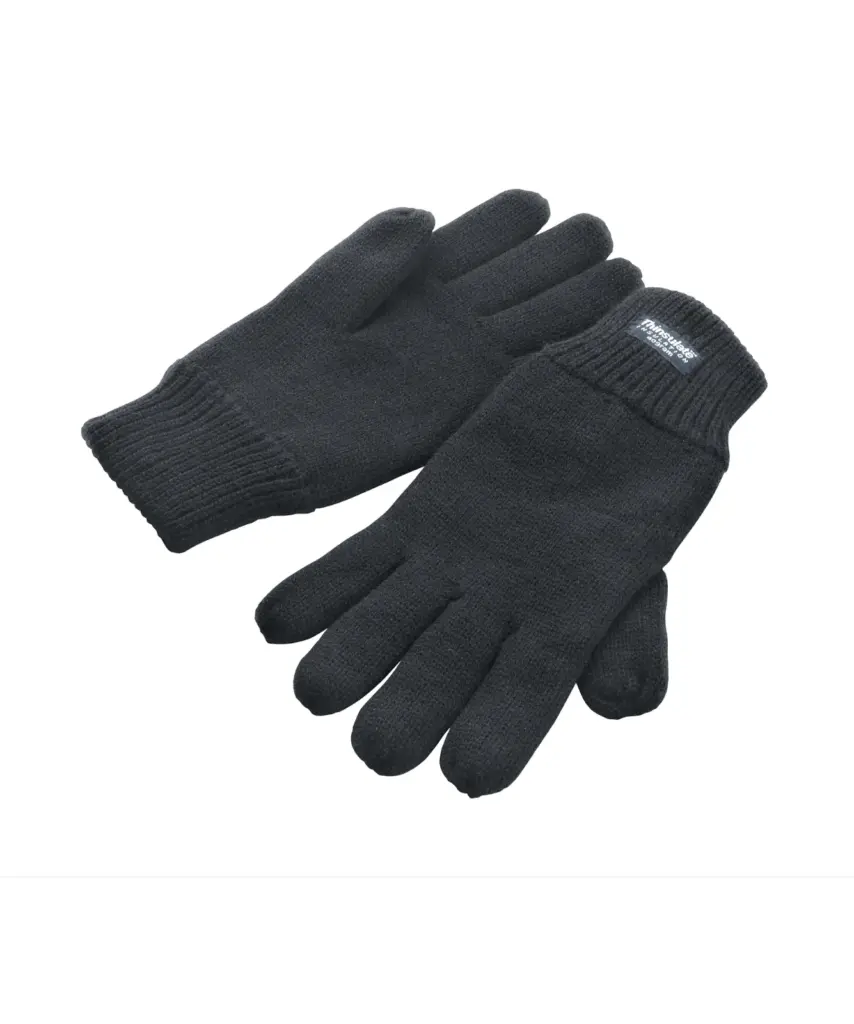 Klassieke Thinsulate™ gevoerde handschoenen, charcoal — productfoto 2
