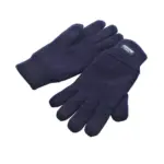 Klassieke Thinsulate™ gevoerde handschoenen, navy — productfoto 3