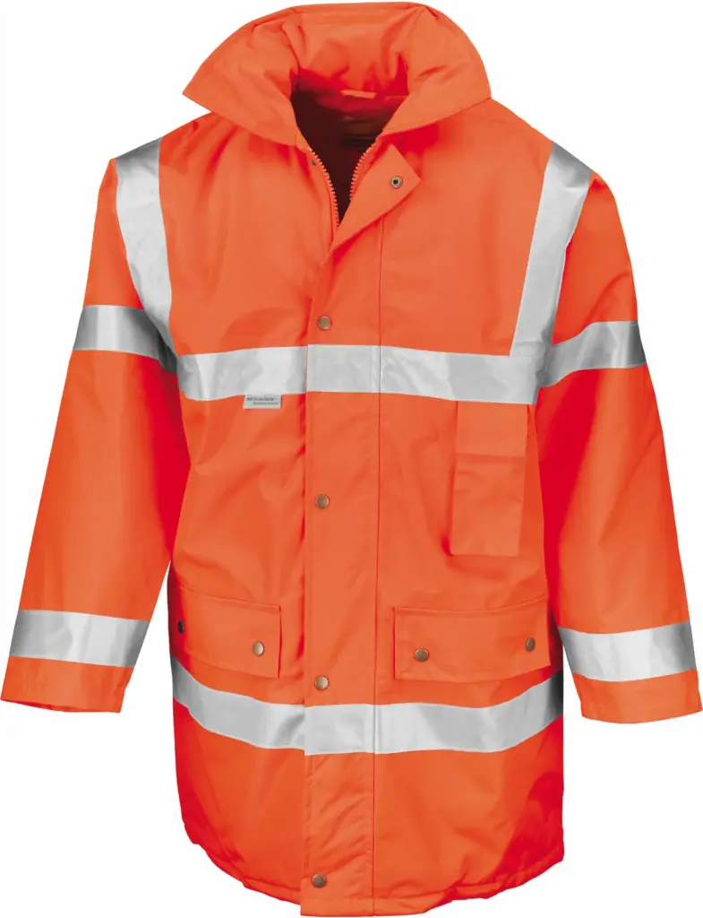 Hi-Vis Safety veiligheidsjas, fluorescent orange