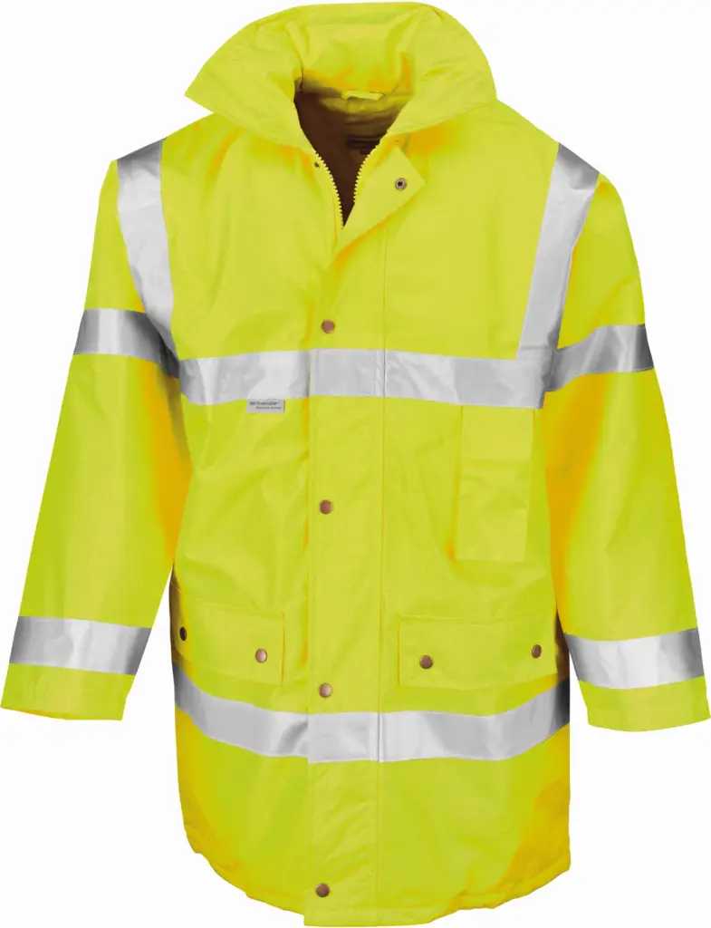 PS_R18_FLUORESCENTYELLOW - Hidalgo-werbeartikel Hi-Vis Safety veiligheidsjas, fluorescent yellow — productfoto 2