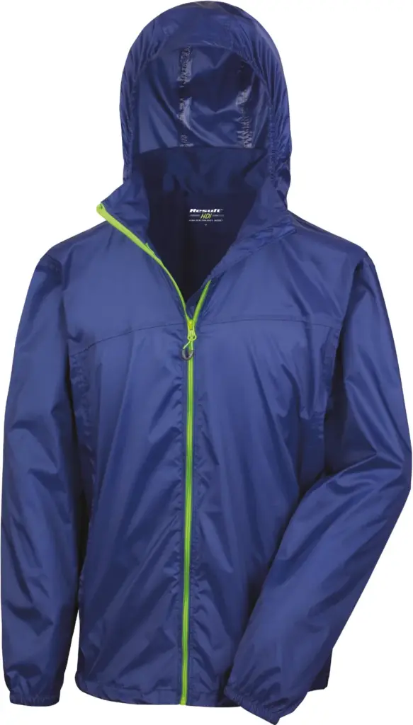 Hdi Quest Lichtgewicht opvouwbaar jasje, navy / lime — productfoto 8