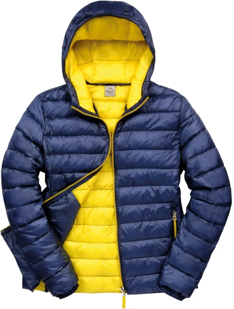 PS_R194M_NAVY-YELLOW - Hidalgo-werbeartikel Mens Snow Bird jack met capuchon, navy / yellow — productfoto 5