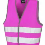 Veiligheidshesje voor kids, fluorescent pink — productfoto 3