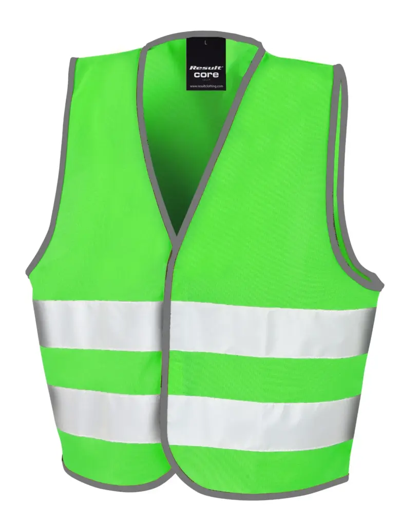 Veiligheidshesje voor kids, lime — productfoto 4