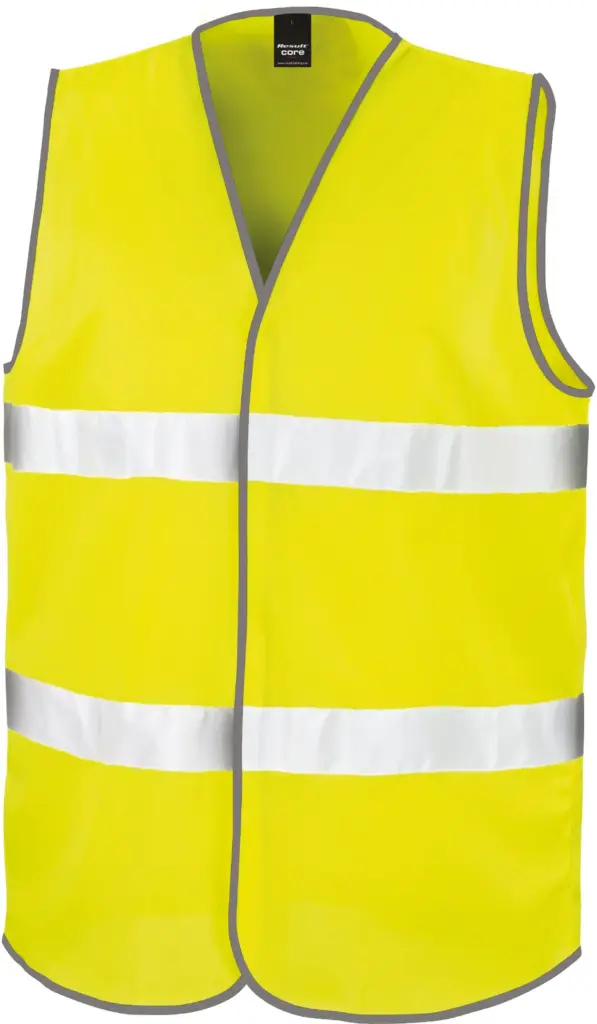 Hi-viz Motorist veiligheidshesje, fluorescent yellow — productfoto 4