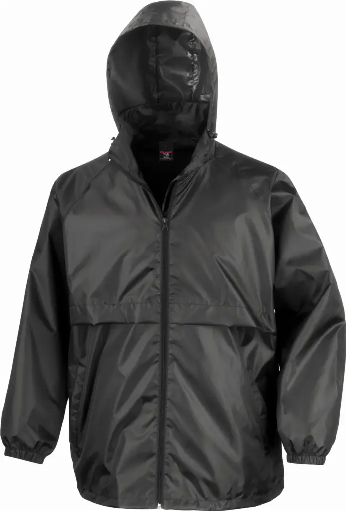 PS_R205X_BLACK - Hidalgo Core Lightgewicht windjack, black — productfoto 3