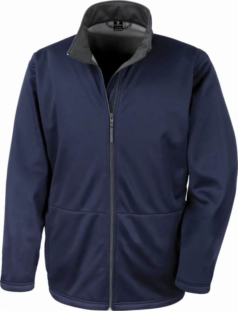 Mens Softshell Jacket, navy — productfoto 3