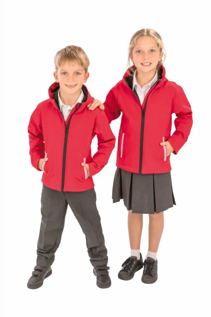 Kids Tx Performance Softshell met capuchon — productfoto 3