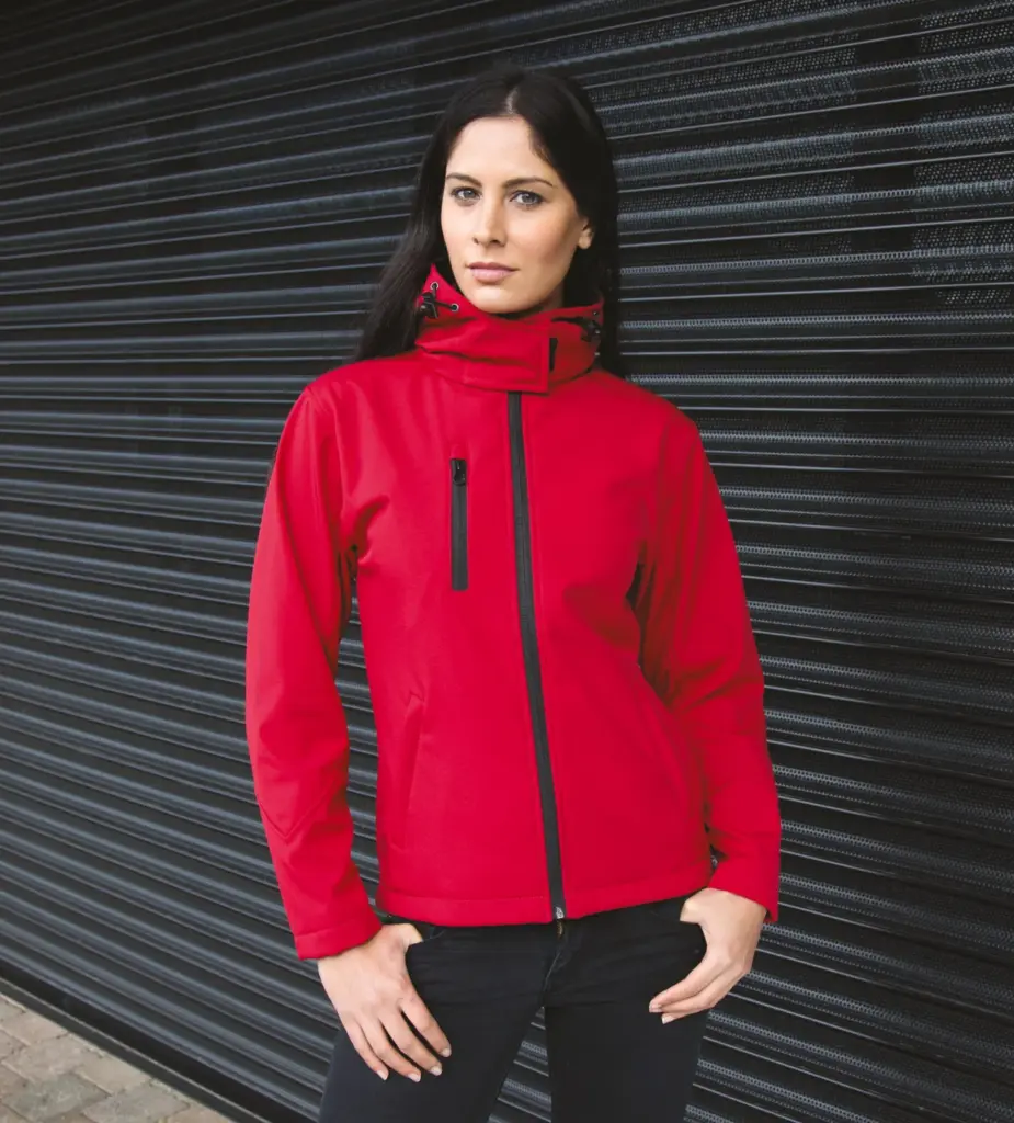 Core Ladies Tx Performance Hooded Soft Shell Jacket — productfoto 2