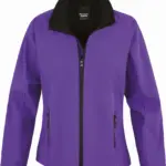 Core Ladies Printable Soft Shell, purple / black — productfoto 8