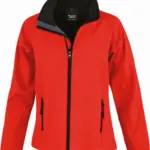 Core Ladies Printable Soft Shell, red / black — productfoto 9