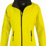 Core Ladies Printable Soft Shell, yellow / black — productfoto 12