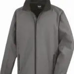 PS_R231M_CHARCOAL-BLACK - Hidalgo-werbeartikel Core Printable Soft Shell, charcoal / black — productfoto 7