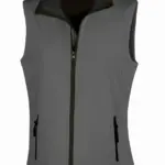 PS_R232F_CHARCOAL-BLACK - Hidalgo-werbeartikel Core Ladies Printable Softshell Bodywarmer, charcoal / black — productfoto 7