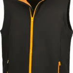 Core Printable Softshell Bodywarmer, black / orange — productfoto 5