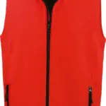 Core Printable Softshell Bodywarmer, red / black — productfoto 10