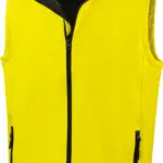 Core Printable Softshell Bodywarmer, yellow / black — productfoto 13