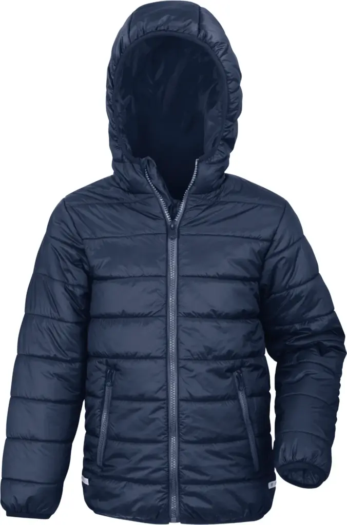 Gewatteerd kinderjack, navy — productfoto 3