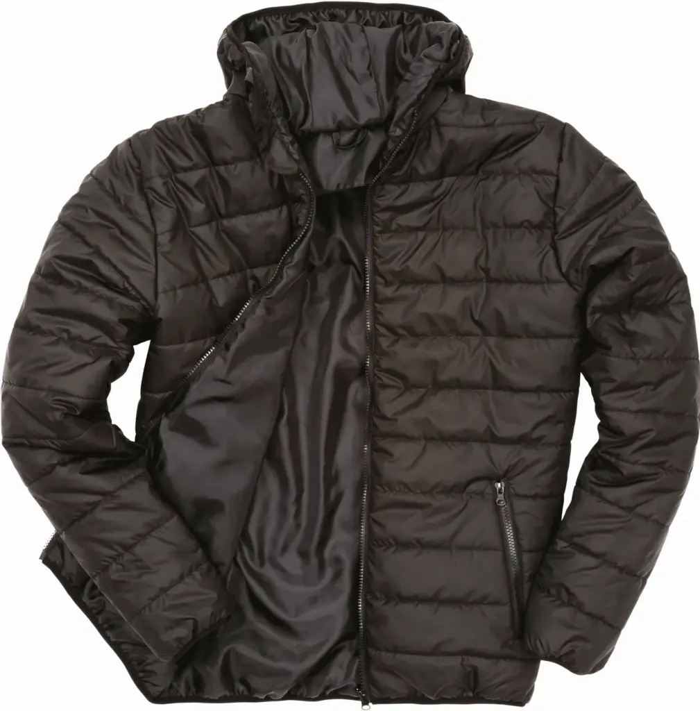 Soft gewatteerd jack, black — productfoto 4