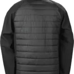 Black compass gewatteerde softshelljas — productfoto 2