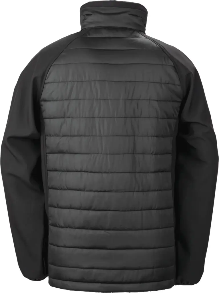 Black compass gewatteerde softshelljas — productfoto 2