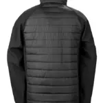 Black compass gewatteerde softshelljas, black / black — productfoto 11