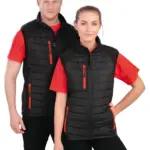 Black compass gewatteerde softshell bodywarmer