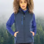 Black compass gewatteerde softshell bodywarmer — productfoto 2