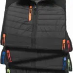 Black compass gewatteerde softshell bodywarmer — productfoto 4