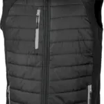 Black compass gewatteerde softshell bodywarmer, black / grey — productfoto 5