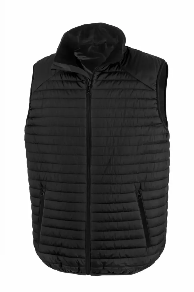 PS_R239X_BLACK - Hidalgo Bodywarmer Thermoquilt, black — productfoto 4
