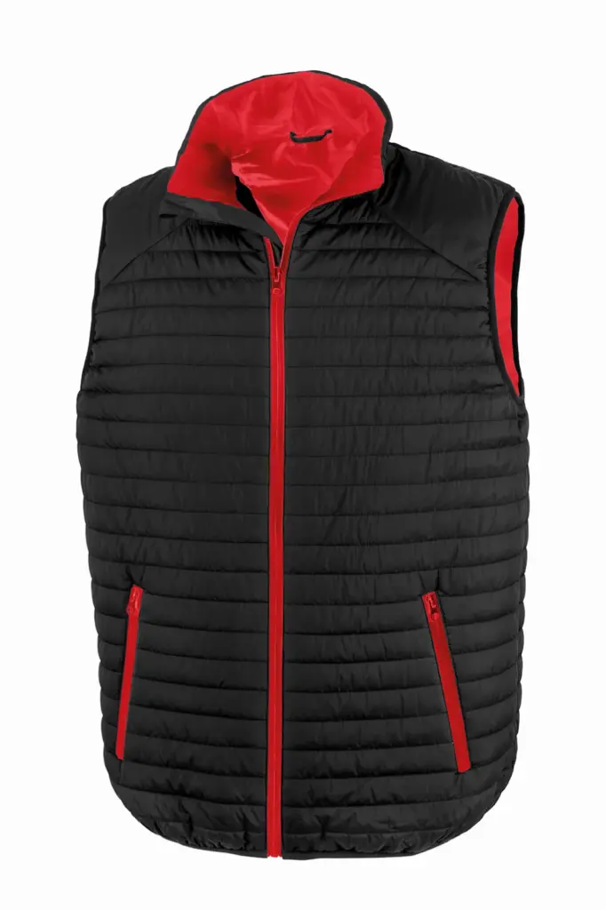 PS_R239X_BLACK-RED - Hidalgo Bodywarmer Thermoquilt, black / red — productfoto 6